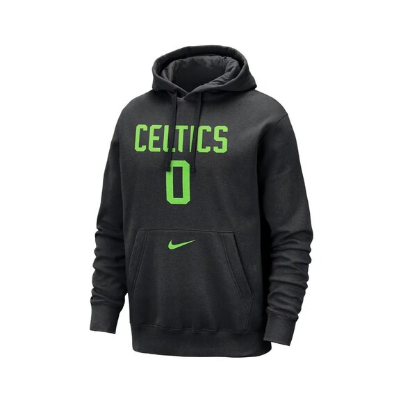 NIKE NIKE Boston Celtics TATUM Pullover Hoodie Black 2024/25 SZ M/100%AUTHENTIC - Picture 1 of 3